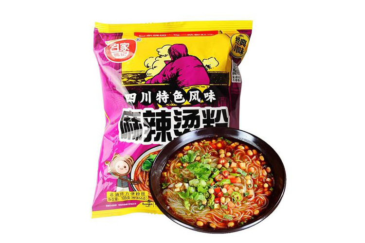 BAIJIACHENJI'S SICHUAN SPECIAL FLAVOUR SPICY HOT NOODLES 105G